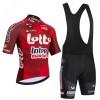 Fietskleding (Fietsshirt + Korte Koersbroek) 2026 Lotto Intermarche - Rood Fietskleding (Fietsshirt + Korte Koersbroek) 2026 Lotto Intermarche - Rood