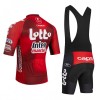 Fietskleding (Fietsshirt + Korte Koersbroek) 2026 Lotto Intermarche - Rood