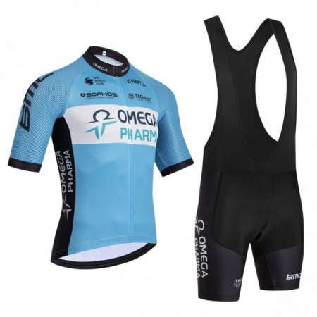 Fietskleding (Fietsshirt + Korte Koersbroek) 2026 Omega Pharma - Blauw Fietskleding (Fietsshirt + Korte Koersbroek) 2026 Omega Pharma - Blauw