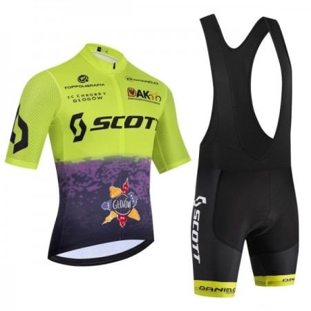 Fietskleding (Fietsshirt + Korte Koersbroek) 2026 Scott - Groente Fietskleding (Fietsshirt + Korte Koersbroek) 2026 Scott - Groente