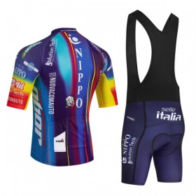 Fietskleding (Fietsshirt + Korte Koersbroek) 2026 Solution Tech NIPPO Rali - Blauw