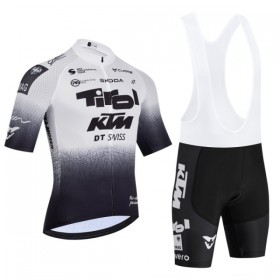 Fietskleding (Fietsshirt + Korte Koersbroek) 2026 Tirol KTM - Wit