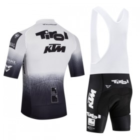 Fietskleding (Fietsshirt + Korte Koersbroek) 2026 Tirol KTM - Wit