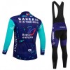 Fietskleding (Fietsshirt Lange Mouw + Lange Koersbroek) 2026 Bahrain Victorious - Blauw