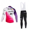 Fietskleding (Fietsshirt Lange Mouw + Lange Koersbroek) 2026 Burgos Burpellet BH - Rood