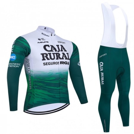 Fietskleding (Fietsshirt Lange Mouw + Lange Koersbroek) 2026 Caja Rural Seguros RGA - Groente Fietskleding (Fietsshirt Lange Mouw + Lange Koersbroek) 2026 Caja Rural Seguros RGA - Groente