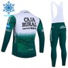 Fietskleding (Fietsshirt Lange Mouw + Lange Koersbroek) 2026 Caja Rural Seguros RGA Winter Thermal Fleece - Groente
