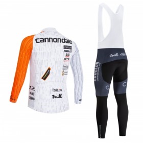 Fietskleding (Fietsshirt Lange Mouw + Lange Koersbroek) 2026 Cannondale - Wit