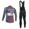 Fietskleding (Fietsshirt Lange Mouw + Lange Koersbroek) 2026 Netcompany Ineos Gray Version