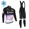 Fietskleding (Fietsshirt Lange Mouw + Lange Koersbroek) 2026 Scott Winter Thermal Fleece - Zwart