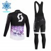 Fietskleding (Fietsshirt Lange Mouw + Lange Koersbroek) 2026 Scott Winter Thermal Fleece - Zwart