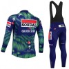 Fietskleding (Fietsshirt Lange Mouw + Lange Koersbroek) 2026 Soudal Quick Step - Blauw