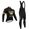Fietskleding (Fietsshirt Lange Mouw + Lange Koersbroek) 2026 UAE TEAM EMIRATES XRG - Geel Fietskleding (Fietsshirt Lange Mouw + Lange Koersbroek) 2026 UAE TEAM EMIRATES XRG - Geel