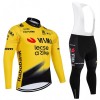 Fietskleding (Fietsshirt Lange Mouw + Lange Koersbroek) 2026 Visma Lease A Bike - Geel Fietskleding (Fietsshirt Lange Mouw + Lange Koersbroek) 2026 Visma Lease A Bike - Geel
