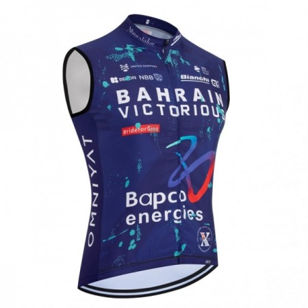 Fietsvest 2026 Bahrain Victorious - Blauw Fietsvest 2026 Bahrain Victorious - Blauw
