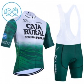 Kind Fietskleding (Fietsshirt + Korte Koersbroek) 2026 Caja Rural Seguros RGA - Groente
