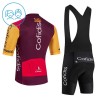 Kind Fietskleding (Fietsshirt + Korte Koersbroek) 2026 Cofidis - Rood