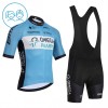 Kind Fietskleding (Fietsshirt + Korte Koersbroek) 2026 Omega Pharma - Blauw