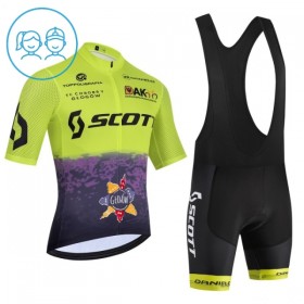 Kind Fietskleding (Fietsshirt + Korte Koersbroek) 2026 Scott - Groente