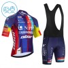 Kind Fietskleding (Fietsshirt + Korte Koersbroek) 2026 Solution Tech NIPPO Rali - Blauw