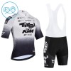 Kind Fietskleding (Fietsshirt + Korte Koersbroek) 2026 Tirol KTM - Wit Kind Fietskleding (Fietsshirt + Korte Koersbroek) 2026 Tirol KTM - Wit