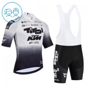Kind Fietskleding (Fietsshirt + Korte Koersbroek) 2026 Tirol KTM - Wit