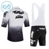 Kind Fietskleding (Fietsshirt + Korte Koersbroek) 2026 Tirol KTM - Wit