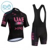 Kind Fietskleding (Fietsshirt + Korte Koersbroek) 2026 UAE TEAM EMIRATES XRG - Roze