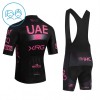 Kind Fietskleding (Fietsshirt + Korte Koersbroek) 2026 UAE TEAM EMIRATES XRG - Roze