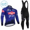 Kind Fietskleding (Fietsshirt Lange Mouw + Lange Koersbroek) 2026 Alpecin Premier Tech - Blauw Kind Fietskleding (Fietsshirt Lange Mouw + Lange Koersbroek) 2026 Alpecin Premier Tech - Blauw