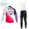 Kind Fietskleding (Fietsshirt Lange Mouw + Lange Koersbroek) 2026 Burgos Burpellet BH - Rood