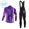 Kind Fietskleding (Fietsshirt Lange Mouw + Lange Koersbroek) 2026 Jayco Alula Purple Version