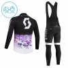 Kind Fietskleding (Fietsshirt Lange Mouw + Lange Koersbroek) 2026 Scott - Zwart