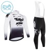Kind Fietskleding (Fietsshirt Lange Mouw + Lange Koersbroek) 2026 Tirol KTM - Wit