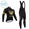 Kind Fietskleding (Fietsshirt Lange Mouw + Lange Koersbroek) 2026 UAE TEAM EMIRATES XRG - Geel Kind Fietskleding (Fietsshirt Lange Mouw + Lange Koersbroek) 2026 UAE TEAM EMIRATES XRG - Geel