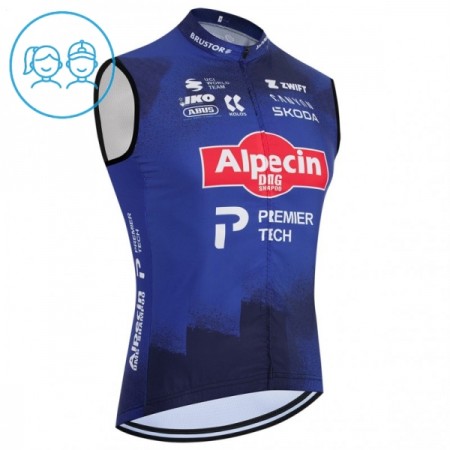 Kind Fietsvest 2026 Alpecin Premier Tech - Blauw Kind Fietsvest 2026 Alpecin Premier Tech - Blauw
