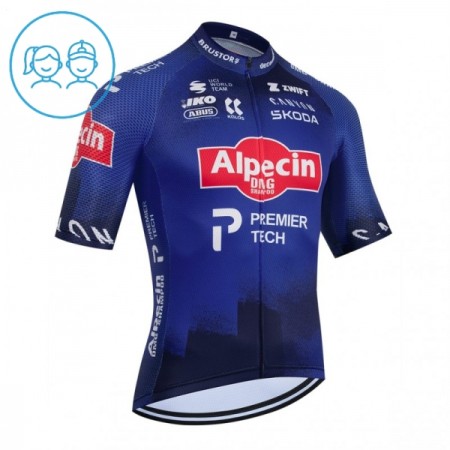 Kind Wielershirt 2026 Alpecin Premier Tech - Blauw Kind Wielershirt 2026 Alpecin Premier Tech - Blauw