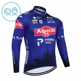 Kind Wielershirt 2026 Alpecin Premier Tech Lange Mouw - Blauw