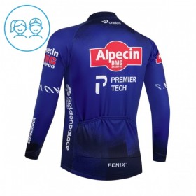 Kind Wielershirt 2026 Alpecin Premier Tech Lange Mouw - Blauw