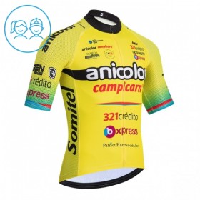 Kind Wielershirt 2026 Anicolor Campicarn - Geel