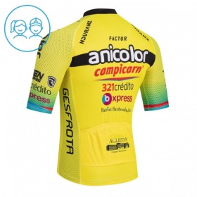 Kind Wielershirt 2026 Anicolor Campicarn - Geel