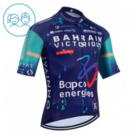 Kind Wielershirt 2026 Bahrain Victorious - Blauw