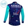 Kind Wielershirt 2026 Bahrain Victorious Lange Mouw - Blauw