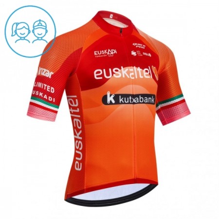 Kind Wielershirt 2026 Euskaltel Euskadi - Oranje Kind Wielershirt 2026 Euskaltel Euskadi - Oranje