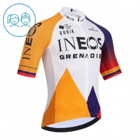 Kind Wielershirt 2026 INEOS Grenadiers Colombia Champion - Wit