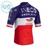 Kind Wielershirt 2026 INEOS Grenadiers France Champion - Blauw