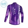 Kind Wielershirt 2026 Jayco Alula Purple Version Lange Mouw