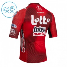 Kind Wielershirt 2026 Lotto Intermarche - Rood