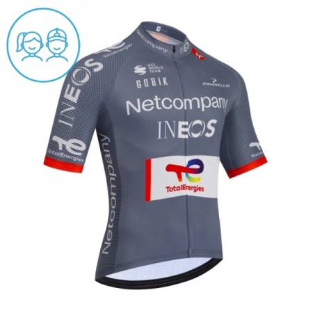 Kind Wielershirt 2026 Netcompany Ineos Gray Version Kind Wielershirt 2026 Netcompany Ineos Gray Version