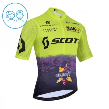 Kind Wielershirt 2026 Scott - Groente Kind Wielershirt 2026 Scott - Groente